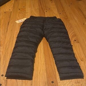 Black Puffer Pants